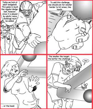 Remove R Comic (aka rm -r comic), by Gary Marks:Dodgeball