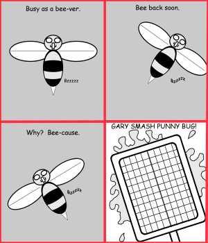 Remove R Comic (aka rm -r comic), by Gary Marks:Punny bug!