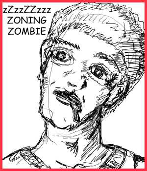 Remove R Comic (aka rm -r comic), by Gary Marks:Zoning zombie