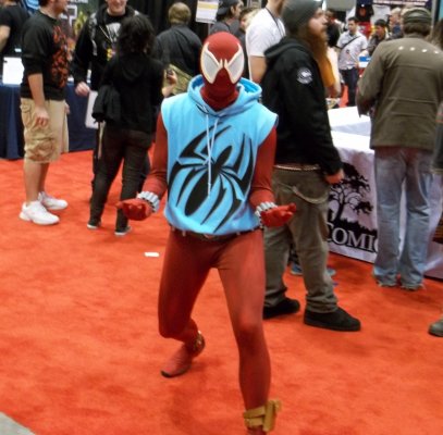 spiderman costume at C2E2
