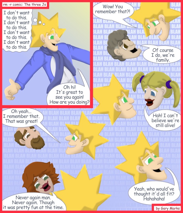 Remove R Comic (aka rm -r comic), by Gary Marks: 2011 Holiday tale, part 10 of 12